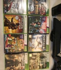4GB Black Xbox 360 Console With Kinect and games