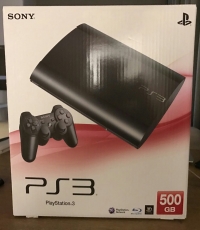 Sony PlayStation 3 Slim 500GB  & Final Fantasy XIII-2 (Black - sony, ps3, playstation, ff, final fantasy)