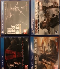 Mad Max, Metal Gear Solid V, The Last of Us, Tomb Raider