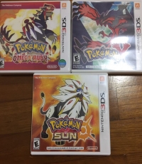 New 3DS XL with Omega Ruby, Sun, and Y