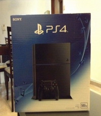 Black PS4 500GB with 1 free game