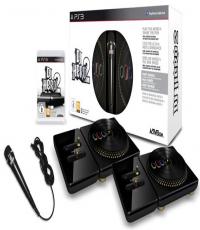 DJ Hero 2  with DJ turn table and microphone