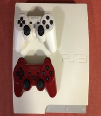 160GB Playstation 3 White Slim with 2 controllers