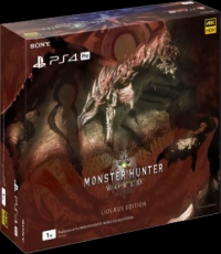 PS4 Pro 1TB Monster Hunter Rathalos edition