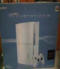 Cream white PS3 40GB console