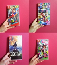 Splatoon 2, Zelda, Mario Kart 8 Deluxe & Mario Odyssey (Bundle)