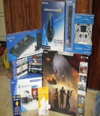 NEW Sony PlayStation  PS4 PRO 1TB Console - Destiny 2 Glacier White Bundle NICE (Brand New)