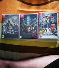 Octopath, Diablo3, Ultimate Smash Bro