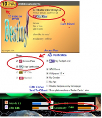 10 years old IMVU Premium Account (IMVU)