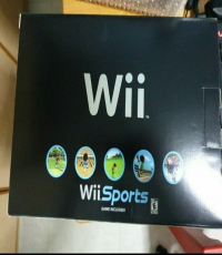 Brand New Wii Sports Black Console (Brand New - Collector's Edition)