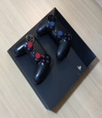 Playstation 4 and 2 Controllers