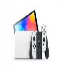Switch Oled white with box and Pokemon Violet Game