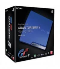Playstation 3 Slim grand turismo 5 titanium blue with 160gb HDD
