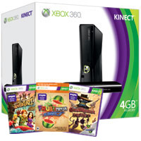 Xbox 360 4gb bundled with kinect sensor