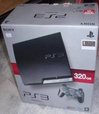 PS3 slim 320GB(black with games)