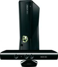 Xbox360 Slim Console with KINECT, 3 Games and 2 wireless control