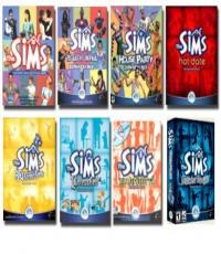SIMS 1 and 7 Expansion Pack Bundled Package