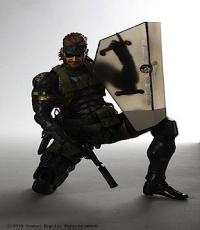 Metal gear play arts kai sneaking snake