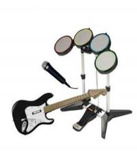 Rock Band Set (drums, guitar, mic)