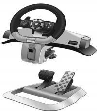 Microsoft Xbox 360 Wireless Steering Wheel