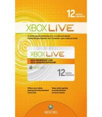 Xbox Live 12 Month Gold Subscription Card for Xbox & Xbox360