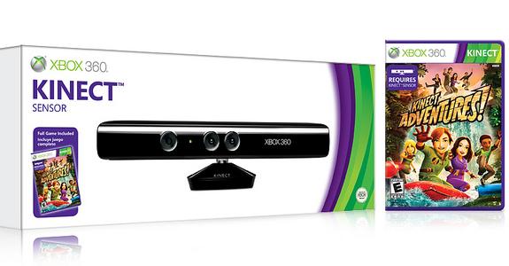 Kinect Sensor with a Kinect Adventures
