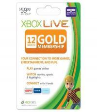 Xbox Live GOLD 12-Month Card