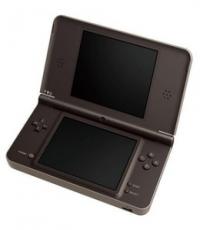 Brown Dsi XL console with R4
