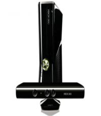 250GB Xbox360 Slim Console with KINECT and 5Games