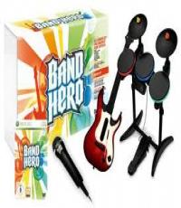 Band Hero bundle  kit & Guitar hero world tour game
