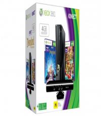Xbox 360 S 4GB black Family Bundle with 3 games