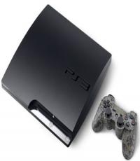 PS3 Console SLIM 160GB with CAMO limited edition controller