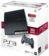 PS3 Slim Console 160GB w Games