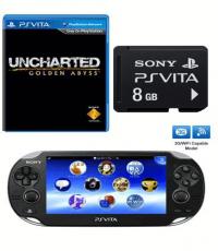 PS Vita Console With 8 GB Memory Card & 3 Games