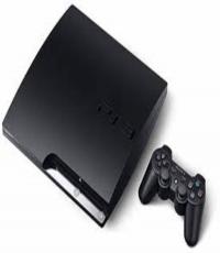 160GB Playstation 3 black Slim with 2 controllers