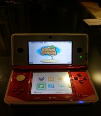 3DS Red Console w MH3 bundle