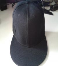 Blank Black Snapback (plain black)