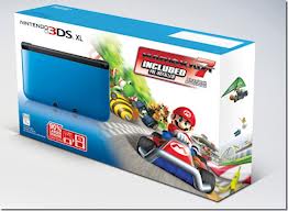 3DSXL Blue/Black Console (  with Mario Cart 7)