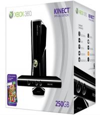 Xbox 360 Console 250gb with kinect and 12games
