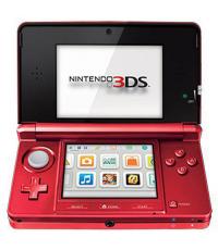 flame red 3DS Console