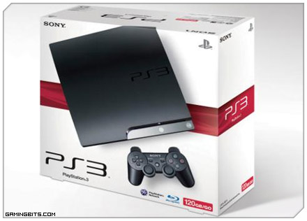PS3 slim 120gb black