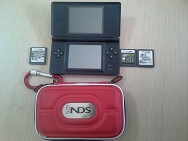 Nintendo DS Lite Black console bundle