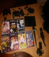 Playstation 2 Slim & 7 games