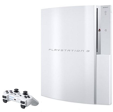 PS3 Console (White, Fat YLOD)