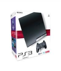 120GB Playstation 3 Slim console, 2 controllers and 5 games