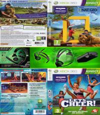Xbox 360 Gioteck MP1 headset plus Kinect games