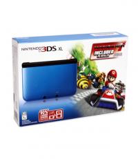 3DS XL Blue Console with two games