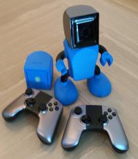 Ouya with 2 Controllers & Robot Case