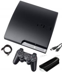 PS3 Slim 320GB Console includes (2 Controllers & 4 Games)
