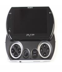 PSP GO console (black modded)
